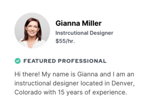 Profile of Gianna Miller - Teamed Specialist
